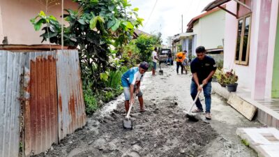 Bantu Korban Banjir, SMSI Sumbangkan Puluhan Sak Semen dan Sirtu