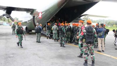 Satgas Kopasgat Satuan Organik BKO Pangdam Cendrawasih Dilepas ke Papua dan Papua Barat