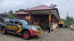 KKB Teror Penembakan Pos Jaga