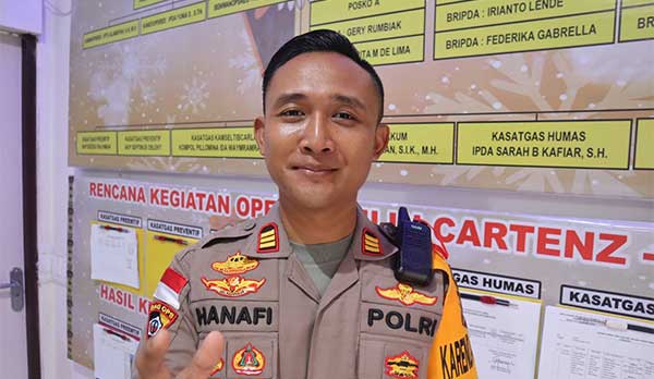 Kabag Ops Polresta Jayapura Kota AKP. M.B.Y. Hanafi 1