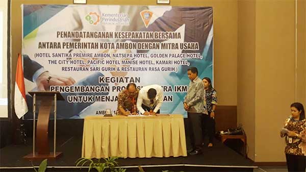 Pemkot Ambon Teken Krjsama Hotel Restoran