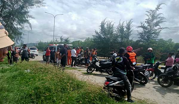 Pemuda Tenggelam KM 11 Pantai Holtekam