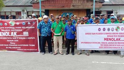 TKBM Biak Numfor Tolak Permenhub baru