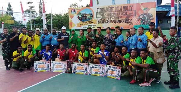Turnamen Voli Dandim Biak Cup 2022