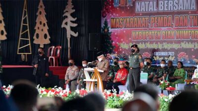 Wapres RI di Biak Sampaikan Pesan Natal