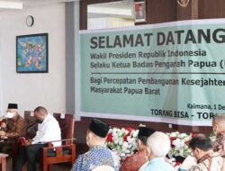 Di Kaimana, Wapres Catat Usulan Pembentukan Provinsi Papua Barat Tengah