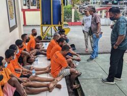 14 Tahanan Sat Narkoba Polresta Jayapura Kota Ikut VCT