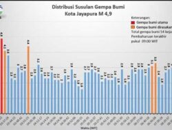 Pasca Gempa M 5,5, Puluhan Goncangan Susulan Terus Landa Kota Jayapura