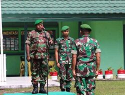 Pimpin Tradisi Corps Raport Pindah Satuan, Ini Pesan Dandim  1702/JWY