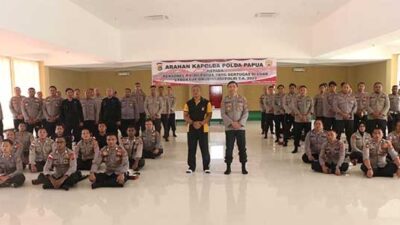 Wakapolda Papua Beri Arahan ke Personel yang Bertugas di Luar Struktur Organisasi