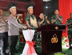 Dihadiri 3 Kepala Staf, Kapolri – Panglima TNI Resmikan Gedung Baru Polda Papua