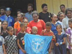 GMKI Merauke Berbagi Kasih dengan Sesama di Kampung Domande