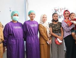 Widya Pratiwi Bantu 2 Bocah Penderita Bibir Sumbing Asal Tanimbar Jalani Operasi