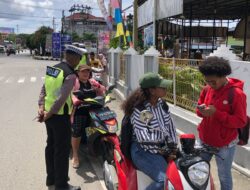 Lagi, 10 Motor Terjaring Razia Masih Pelanggaran Helm