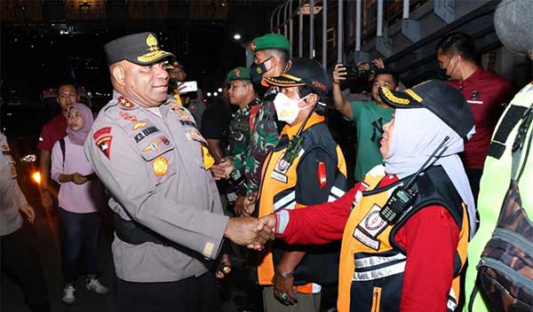 Kapolda Pap Tinjau Pos Jelang Tahun Baru 2023
