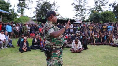 Rangkul Semua Anak Adat, Kodim JWY Kedepankan Komsos Humanis Demi Wamena Kondusif
