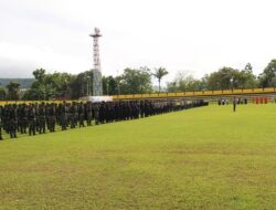 Gelar Apel Gabungan, Polda Papua Barat Siap Amankan HUT PI ke-168