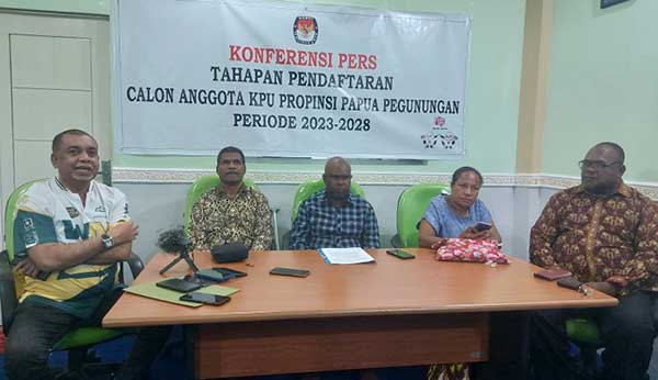 KPU Papua Peg Buka Pendaftaran