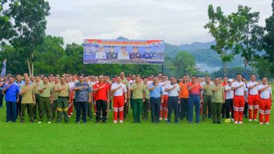 Pangdam 16 PTM Olahraga Bersama TNI Polri