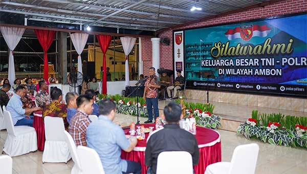 Pangdam PTM silaturahmi Keluarga Besar TNI Polri