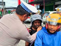 Pejasa Ojek Selalu Tidak Menggunakan Helm, Ini Penegasan Dirlantas Polda PB
