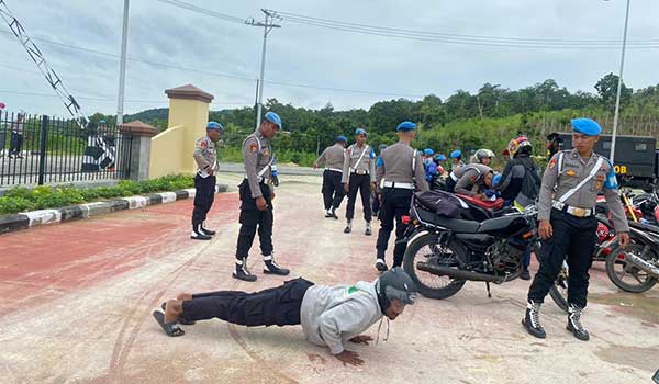 Polisi Terjaring Razia Provost Polda Papua