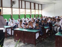 Satlantas Polres Keerom Sosialisasi Keselamatan dan Ketertiban Berlalu Lintas Bagi Pelajar