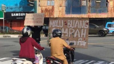 malu buang sampah