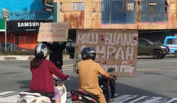 malu buang sampah