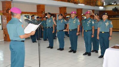 Brigjen Marpaung Pimpin Sertijab 3 Jabatan Strategis di Lantamal X Jayapura