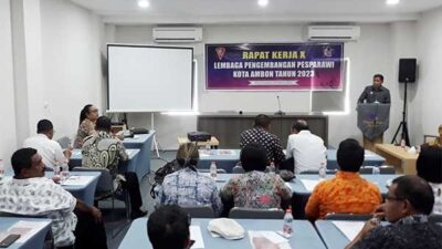 Buka Raker LPPD Kota Ambon ke X 2023, Penjabat Beri Pesan Penting