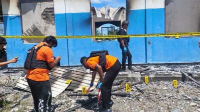 Satu Unit Bangunan Sekolah di Dekai Terbakar, Polisi Telusuri Penyebabnya
