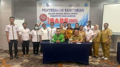 Unicef Gelar Penyegaran Sanitasi Stop BABS di Biak Numfor