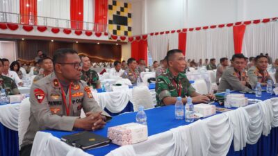 Polda Papua Barat Gelar Rapim Bersama Stakholder Bahas Kesiapan Pemilu 2024