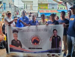 NasDem Peduli Korban Kebakaran Serahkan Bantuan Sembako dan Pakaian Layak Pakai
