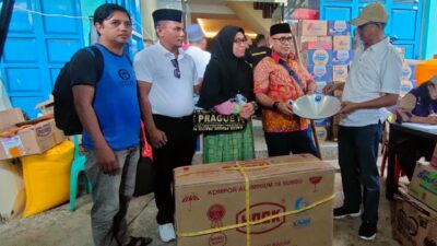 Ringankan Kebutuhan Korban Kebakaran, Keluarga MSR Bantu Alat Masak