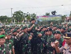555 Prajurit Terpilih dari Kalteng Diberangkatkan ke Papua Amankan Freeport