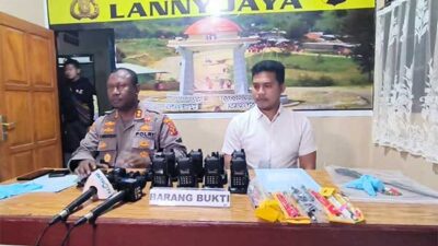 Kapolres Lanny Jaya Rilis 8 HT Simpatisan KKB