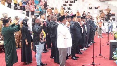Pengurus PT. Papua Divestasi Mandiri Resmi Dilantik