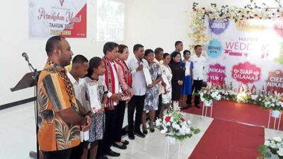 Pemerintah Negeri Tawiri Gelar Nikah Massal, Penjabat : Ini Contoh bagi Wilayah Lain