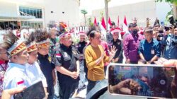 Presiden Joko Widodo usai resmi ged PYCH