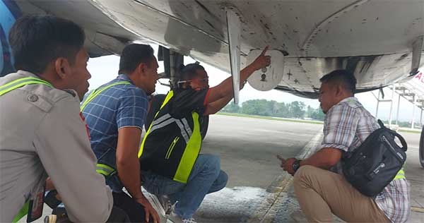 Trigana air ditembak OTK di Dekai