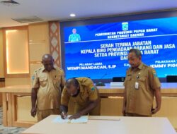 Jabatan Karo Pengadaan Barang dan Jasa Papua Barat Resmi Diserahterimakan