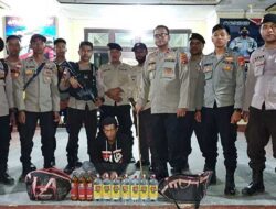 Polisi Amankan Penjual Miras di Keerom, Sejumlah BB Turut Disita