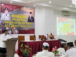 Pemkot Ambon Gelar Musrenbang RKPD 2024
