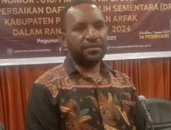 Jalankan Rekomendasi Bawaslu, KPU Pegaf Gelar Pleno Tertutup Perbaiki DPS