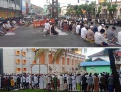 Hadiri Sholat Idul Fitri 1444 H, Ribuan Umat Muslim Padati Masjid Alfatah Ambon