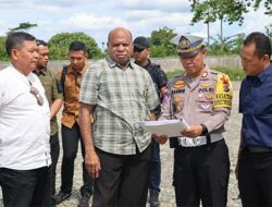 Kapolda Papua Tinjau Lokasi Pembangunan 3 Fasilitas Polri di Mimika