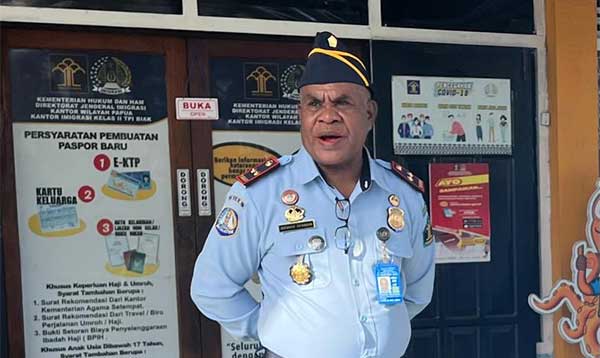 Kantor Imigrasi Biak Tutup Pelayanan 19-25 April 2023, Ini Imbauan untuk WNA 1 Kepala Imigrasi Biak Infaindan