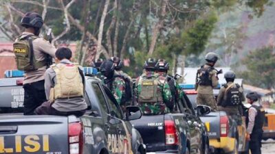 TNI-Polri Gencar Patroli Gabungan di Puncak Jaya, Beri Rasa Aman Warga